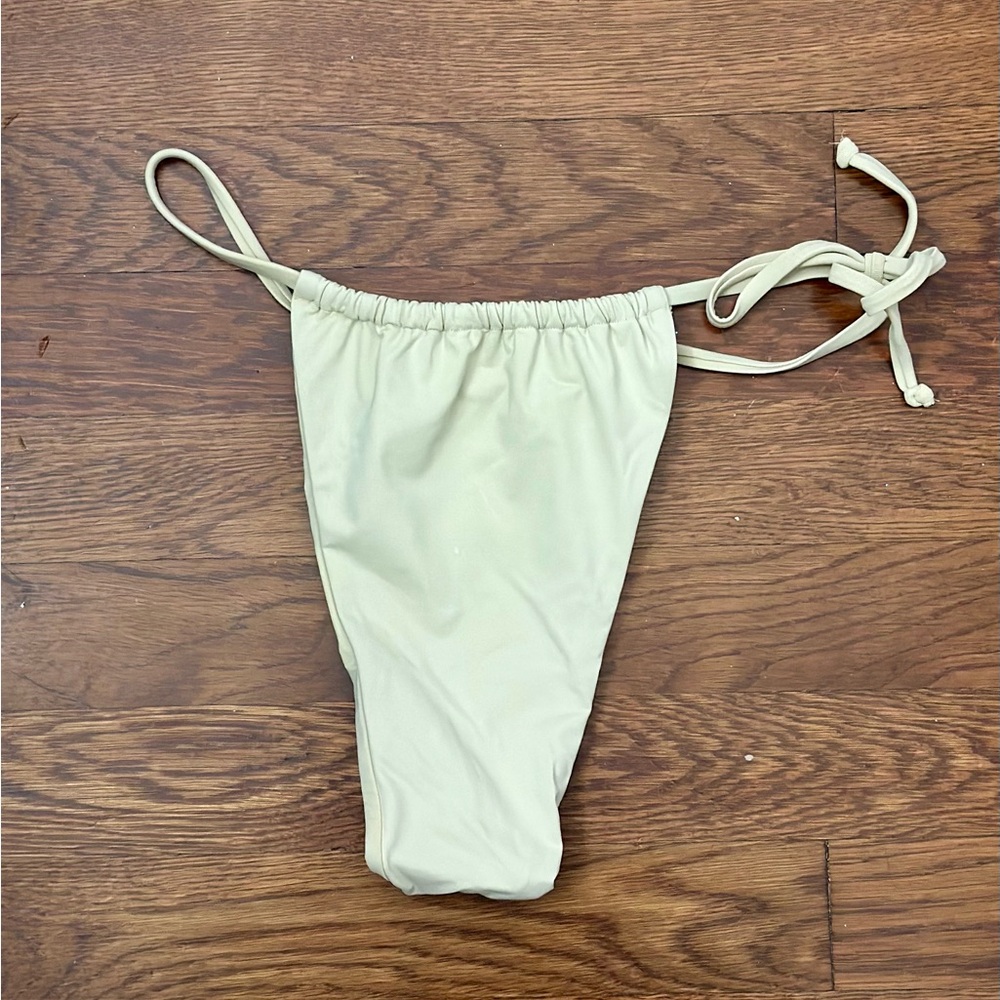 Joah Brown Cream Bikini Bottom
